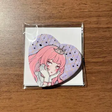 사랑하라 마야카시 천사들이여 하트형 캔뱃지 오토기