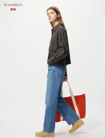 JW ANDERSON 스트레이트 데님 라이트 블루