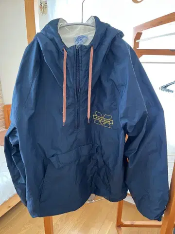 중고 MICHIGAN 나일론 풀오버 자켓 데드스탁
