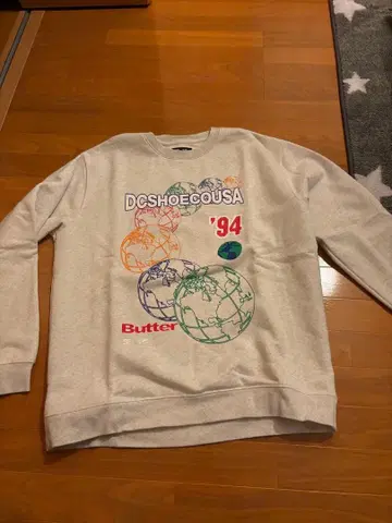 DC x Butter goods 콜라보 맨투맨