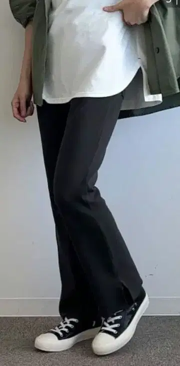 BARNYARDSTORM 플레어 리브 컷 팬츠 사이즈 1 M~L