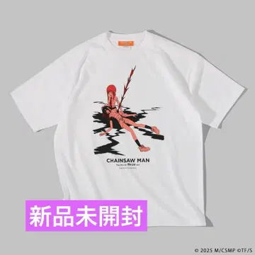 체인소 맨 레제 편 콜라보T셔츠 에노모토 슌지 화이트 M 사이즈