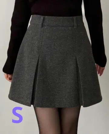 callautia 멜톤 플리츠 미니 스커트 S 사이즈