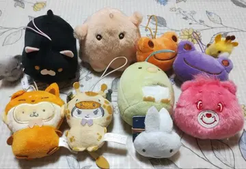 동물 캐릭터 봉제 인형 세트 11개