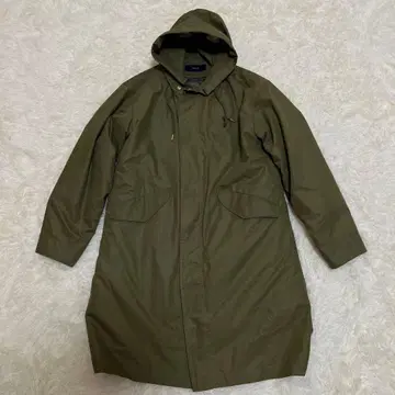 SHIPS 후드 부착 모즈 코트 올리브 라이너 포함