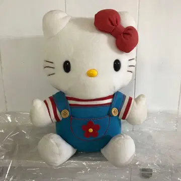 헬로키티 키티 봉제 인형 당시 물건 레트로 살로펫 레어