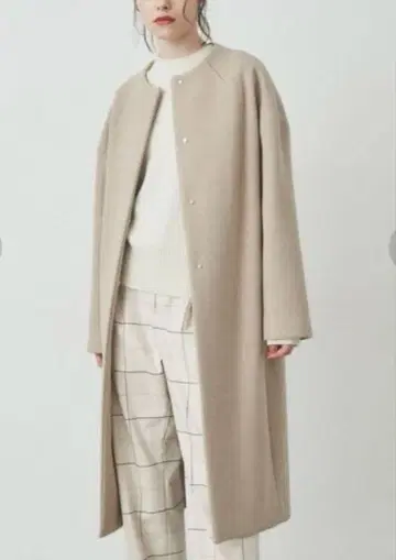 ELENDEEK 베이지 롱 코트