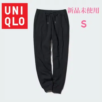 미사용 새상품 UNIQLO 히트텍 보아 스웨트 팬츠 블랙 S