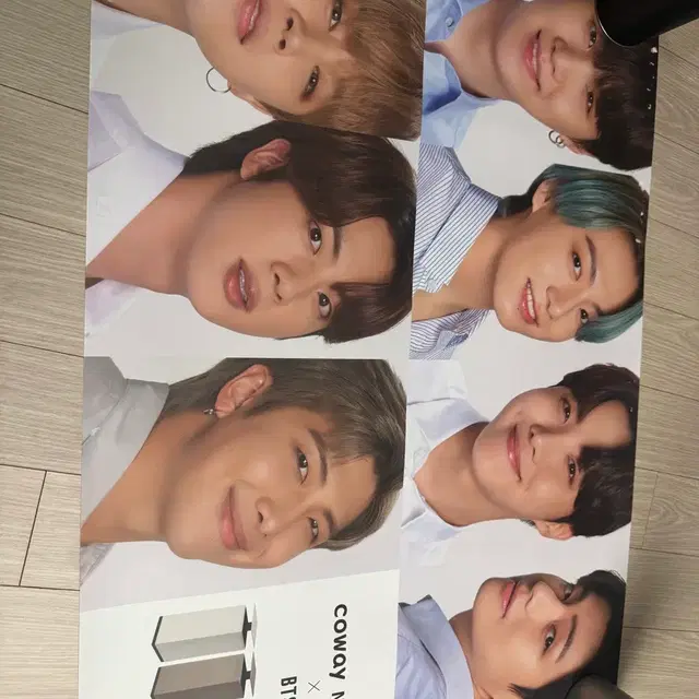 코웨이 노블 X BTS 포스터