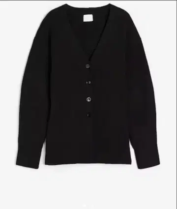 새상품급 H&M 리브 니트 가디건