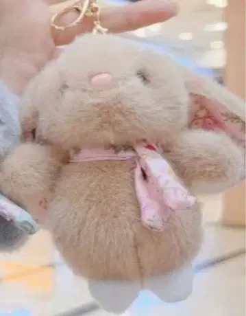 토끼 봉제 인형 키링