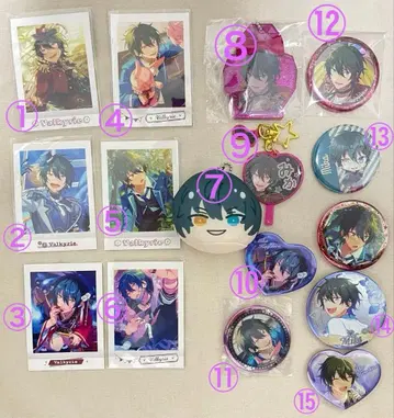 Valkyrie 캔뱃지 세트와 굿즈 앙스타 카게히라 미카