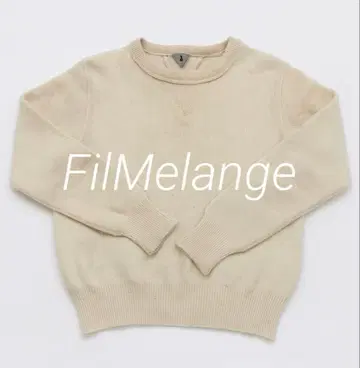 FilMelange 크루넥 니트 울