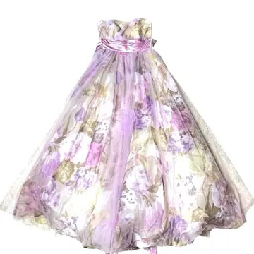 aimer 에메 웨딩 드레스 꽃무늬 리본 튤