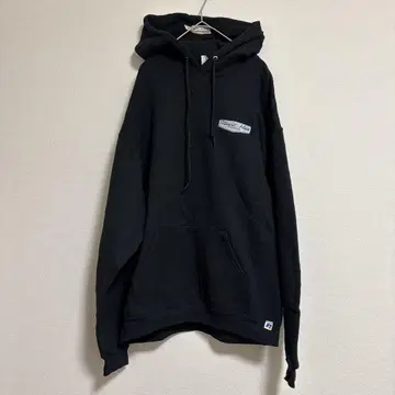 후드티 블랙 후드 맨투맨 RUSSELL 구제 의류 아메카지 L 사이즈