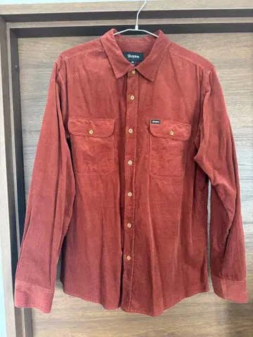 Brixton 코듀로이 긴팔 셔츠 M