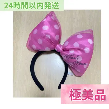 [컨디션 최상] 미니 마우스 도트 머리띠 핑크