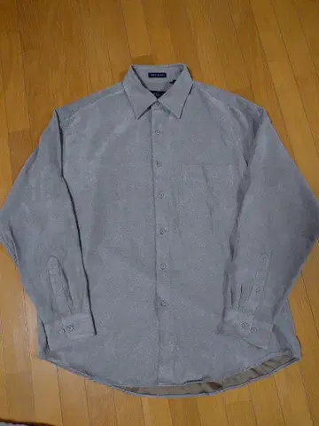 VAN HEUSEN 스웨이드 셔츠 M 사이즈 베이지