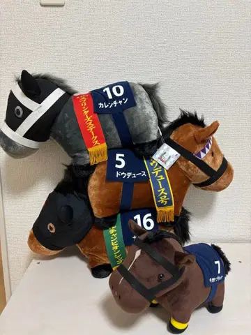 듀듀스 서러브레드 컬렉션 4점 세트 봉제 인형