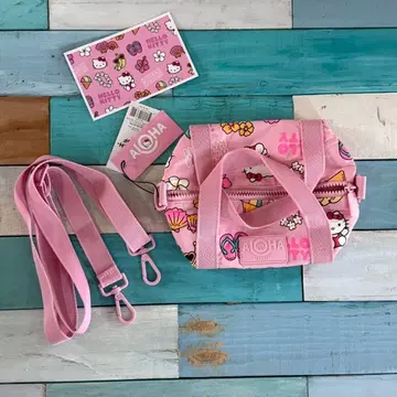 알로하 컬렉션 헬로키티 미니 더플 핑크