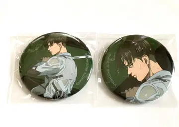 진격의 거인 리바이 싸우는 등 캔뱃지