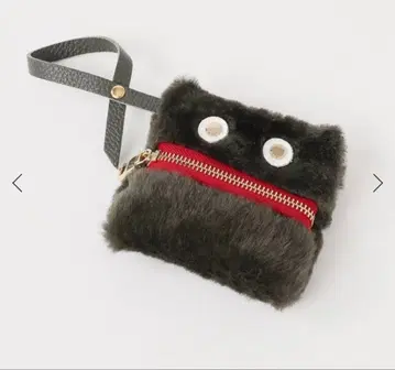 리파니 파우치 RIPANI 퍼 무스탕 정품 카키