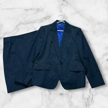 INDIVI 인디비 수트 셋업 빅 사이즈 48/44 네이비