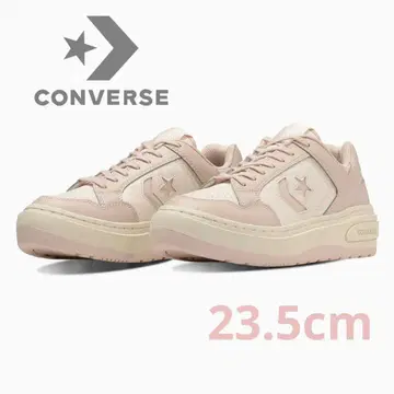 새상품 미사용 [ CONVERSE/컨버스 ] 핑크 베이지 통굽 스니커즈