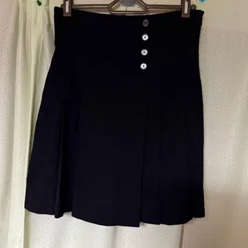 snidel 사이드 플리츠 스카쇼팬 미니스커트 플리츠 스커트