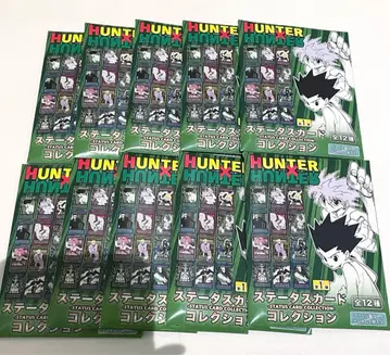 헌터헌터 스탯 카드 컬렉션 10점 미개봉 새상품