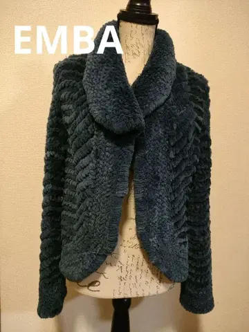 6 EMBA 퍼 볼레로 가디건