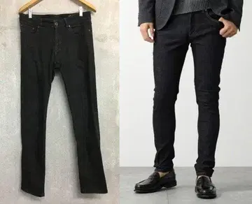 PT TORINO ROCK 블랙 슬림 데님 청바지 팬츠