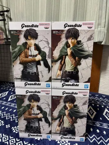 진격의 거인 Grandista 리바이 엘렌 피규어 4개 세트