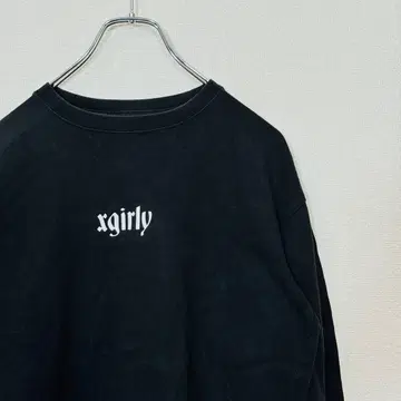 [엑스걸] T셔츠 긴팔 1사이즈 롱티 X-girl
