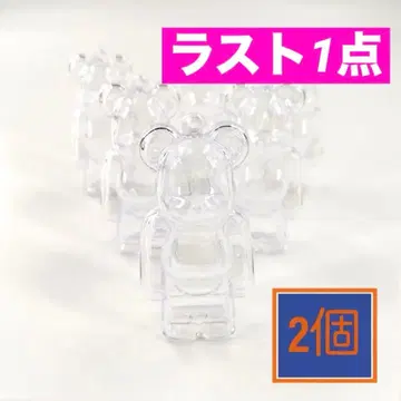베어브릭용 클리어 케이스 참 키링 BE@RBRICK 곰