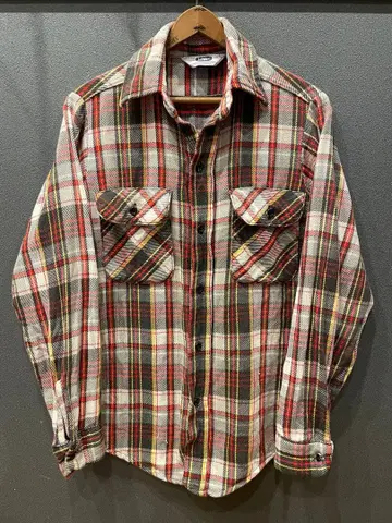 빈티지 헤비 플란넬 70s 80s 플란넬 셔츠 구제 의류