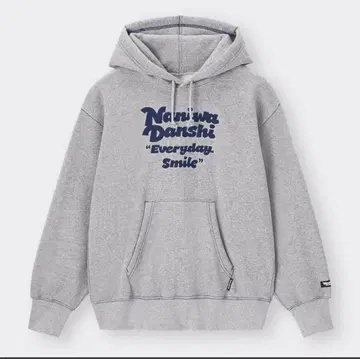 나니와단시 GU 후드티 그레이