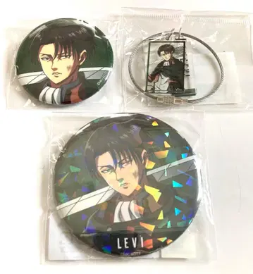 진격의 거인 싸움 이후 리바이 캔뱃지, 2연 와이어 아크릴 키링