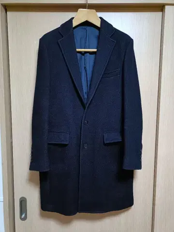 램스울 체스터 코트 일본산 원단