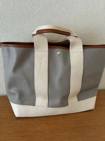 탑카피 스코치 그레인 토트백 그레이