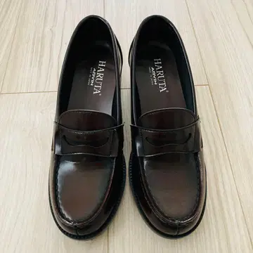 [ 미사용급 ] HARUTA 다크 브라운 로퍼 24cm