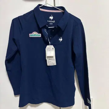 르꼬끄 스포르티브 긴팔 피케 셔츠 S 네이비 새상품