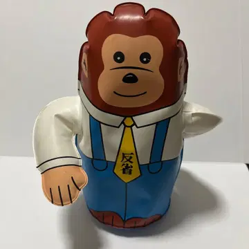 쇼와 레트로 반성 원숭이 오키아가리코보시 공기 비닐 인형 무판권