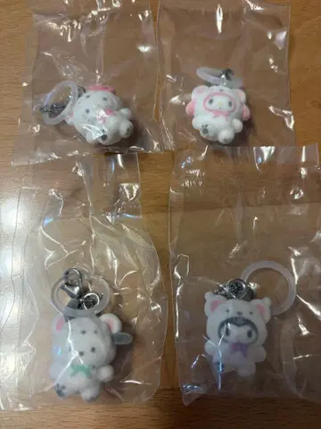 산리오*메지루시 액세서리*푹신푹신 스노우*5개 세트