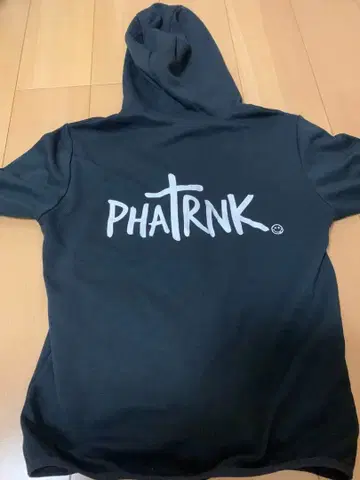 PHATRNK 블랙 집업 후드티