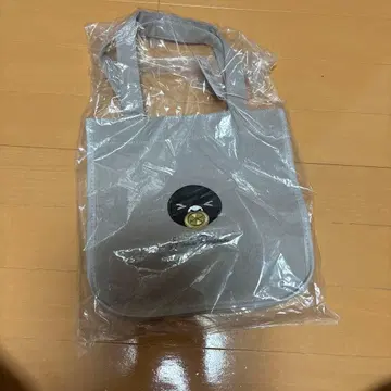 Suica 펭귄 복슬복슬 와펜 미니 토트 레몬