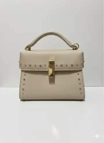 CELFORD 비쥬 스터드 미니백 베이지