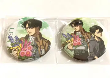 진격의 거인 리바이 past and future 캔뱃지