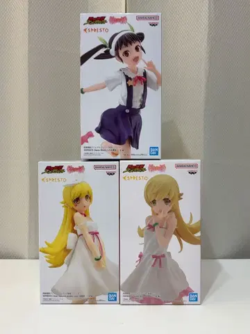 이야기 시리즈 하치쿠지 마요이 오시노 시노부 피규어 세트