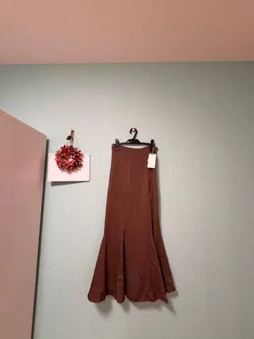 SNIDEL 브라운 플레어 스커트 사이즈 1